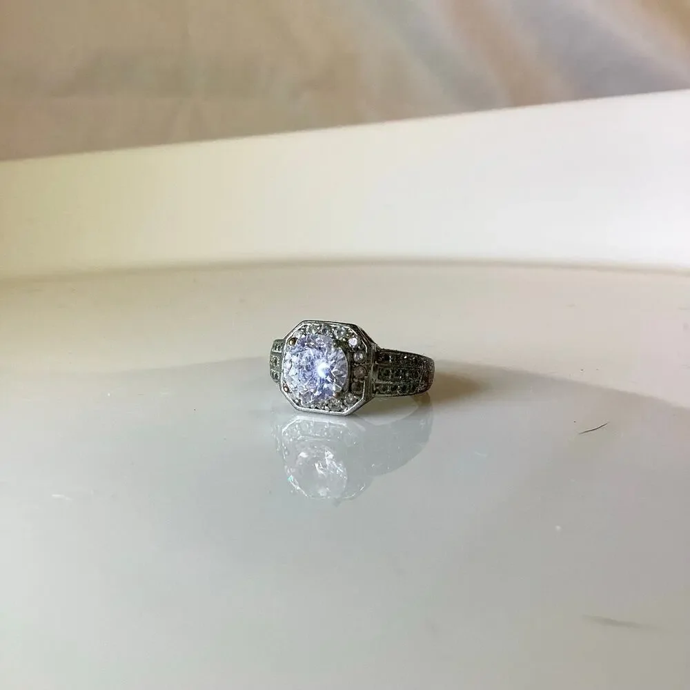 Crystal Statement Ring